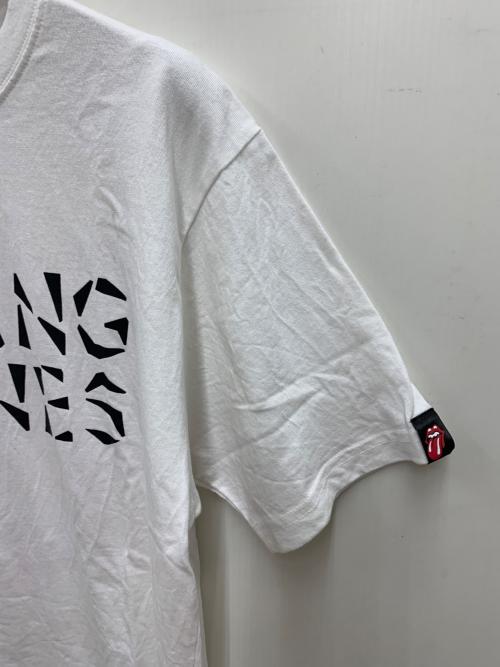 JACKROSE（ジャックローズ）JACKROSE (ジャックローズ) ROLLING STONES (ローリングストーンズ) 半袖カットソー ホワイト サイズ:Mの古着・服飾アイテム