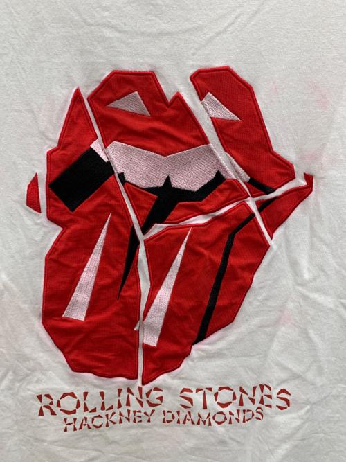 JACKROSE（ジャックローズ）JACKROSE (ジャックローズ) ROLLING STONES (ローリングストーンズ) 半袖カットソー ホワイト サイズ:Mの古着・服飾アイテム