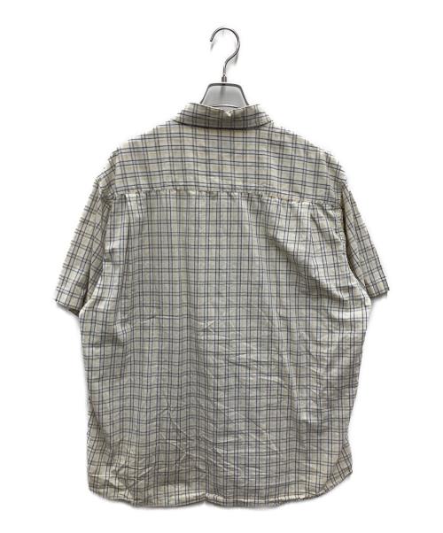 Wrangler（ラングラー）Wrangler (ラングラー) 半袖シャツ イエロー×グレー サイズ:XLの古着・服飾アイテム