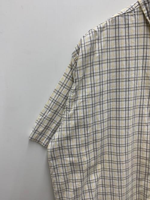Wrangler（ラングラー）Wrangler (ラングラー) 半袖シャツ イエロー×グレー サイズ:XLの古着・服飾アイテム