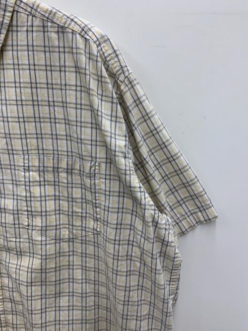 Wrangler（ラングラー）Wrangler (ラングラー) 半袖シャツ イエロー×グレー サイズ:XLの古着・服飾アイテム
