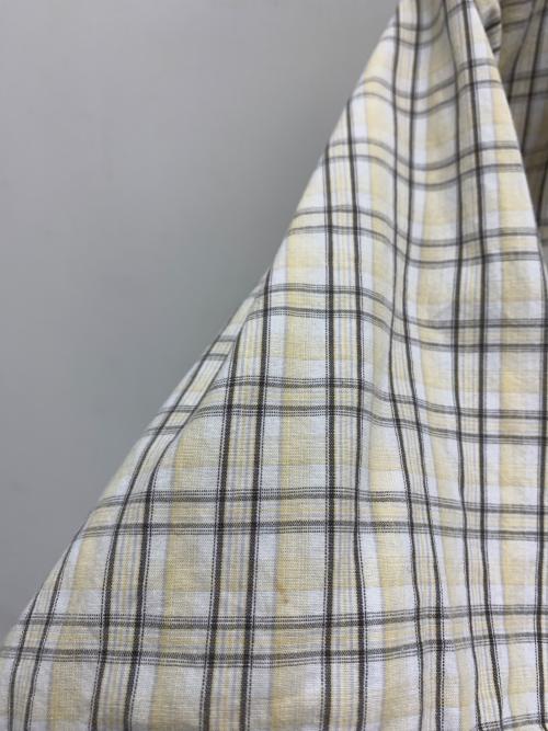 Wrangler（ラングラー）Wrangler (ラングラー) 半袖シャツ イエロー×グレー サイズ:XLの古着・服飾アイテム