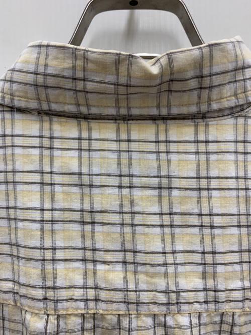 Wrangler（ラングラー）Wrangler (ラングラー) 半袖シャツ イエロー×グレー サイズ:XLの古着・服飾アイテム