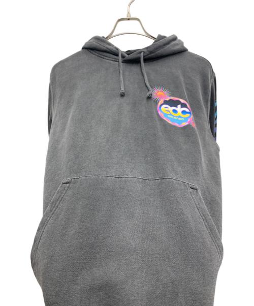 INSOMNIAC（インソムニアック）INSOMNIAC (インソムニアック) プルオーバーパーカー グレー サイズ:Mの古着・服飾アイテム