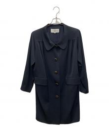 BALENCIAGA（バレンシアガ）の古着「ノーカラーコート」｜ブラック