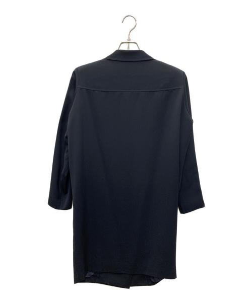 BALENCIAGA（バレンシアガ）BALENCIAGA (バレンシアガ) ノーカラーコート ブラック サイズ:11の古着・服飾アイテム