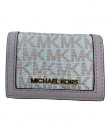 MICHAEL KORS（マイケルコース）の古着「3つ折り財布」｜アイボリー