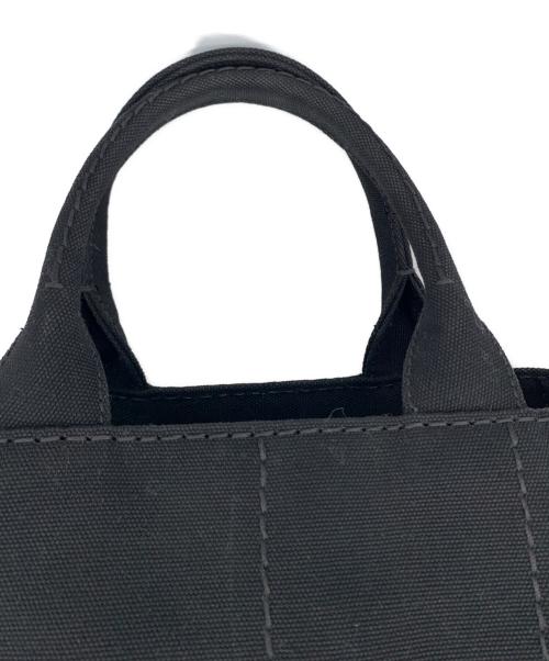 PRADA（プラダ）PRADA (プラダ) キャンバストートバッグ ブラックの古着・服飾アイテム