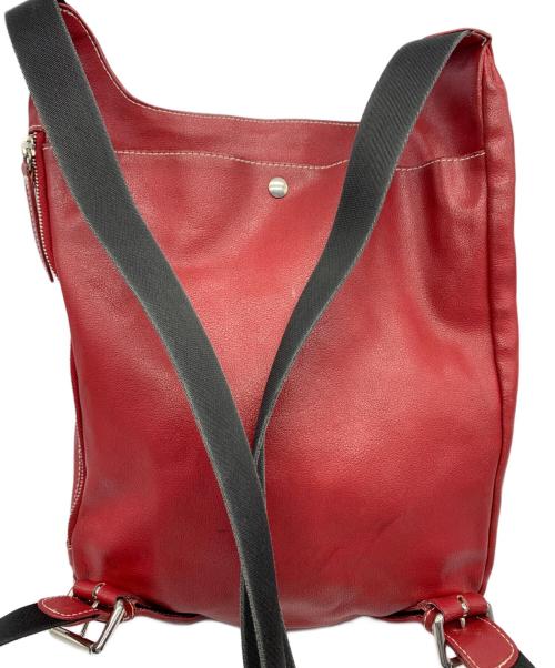 FURLA（フルラ）FURLA (フルラ) レザーショルダーバッグ レッドの古着・服飾アイテム