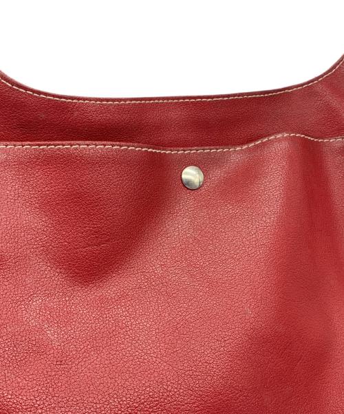 FURLA（フルラ）FURLA (フルラ) レザーショルダーバッグ レッドの古着・服飾アイテム