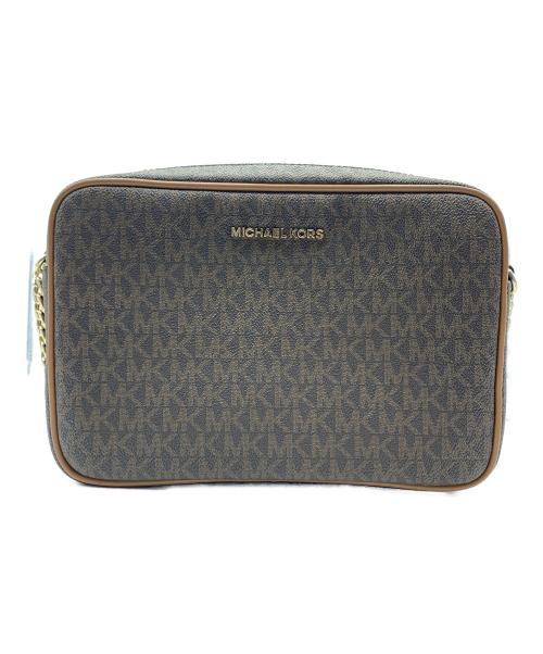 MICHAEL KORS（マイケルコース）MICHAEL KORS (マイケルコース) ショルダーバッグ ブラウンの古着・服飾アイテム