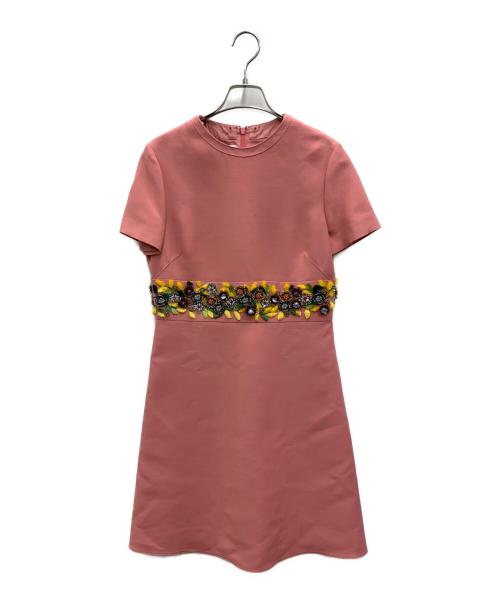 VALENTINO（ヴァレンティノ）VALENTINO (ヴァレンティノ) ワンピース ピンク サイズ:42の古着・服飾アイテム
