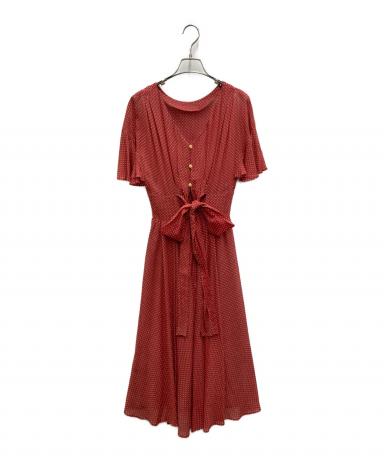 中古・古着通販】Chloe (クロエ) ワンピース レッド サイズ:40
