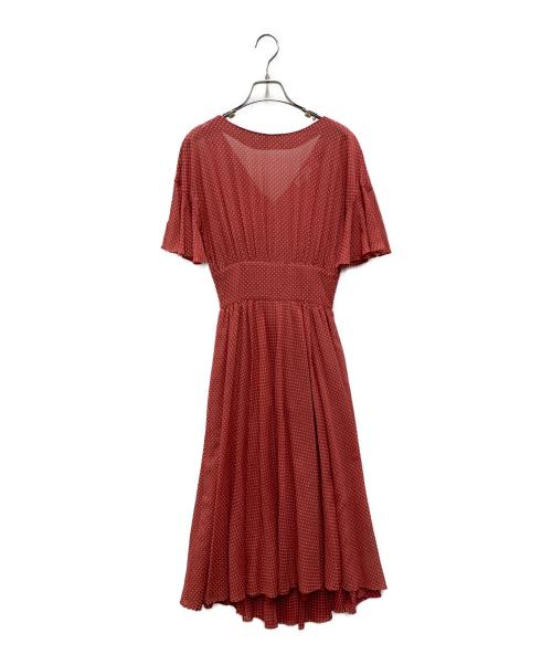 Chloe（クロエ）Chloe (クロエ) ワンピース レッド サイズ:40の古着・服飾アイテム