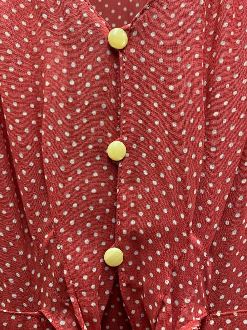 Chloe（クロエ）Chloe (クロエ) ワンピース レッド サイズ:40の古着・服飾アイテム