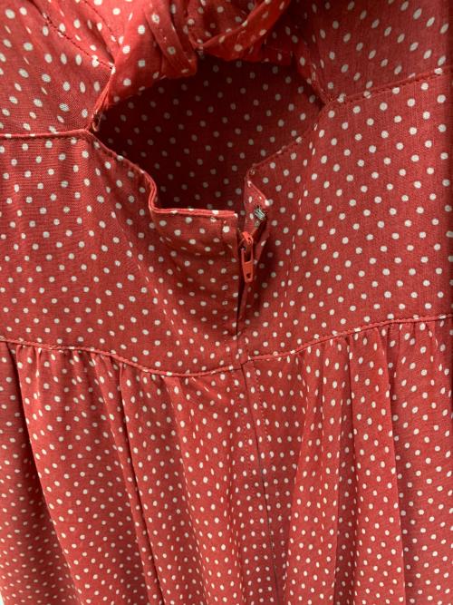 Chloe（クロエ）Chloe (クロエ) ワンピース レッド サイズ:40の古着・服飾アイテム