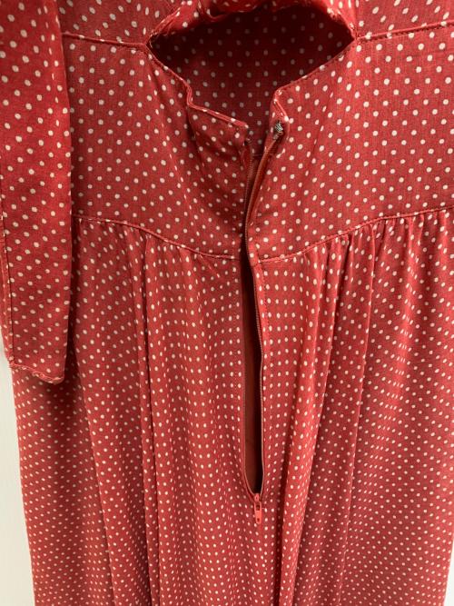 Chloe（クロエ）Chloe (クロエ) ワンピース レッド サイズ:40の古着・服飾アイテム