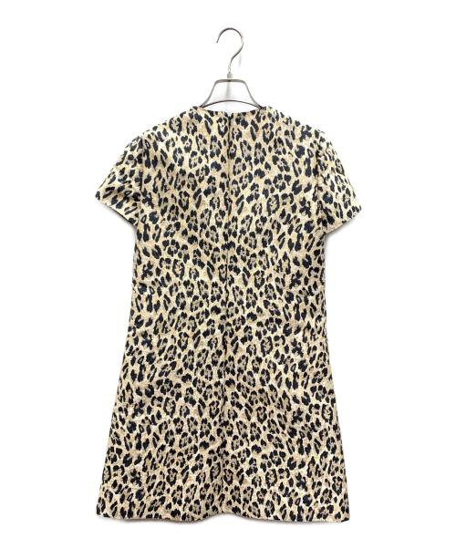 VALENTINO（ヴァレンティノ）VALENTINO (ヴァレンティノ) 半袖ワンピース ベージュ サイズ:40の古着・服飾アイテム