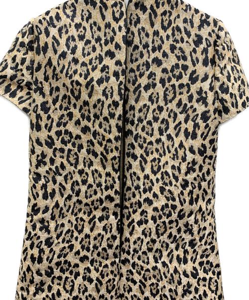 VALENTINO（ヴァレンティノ）VALENTINO (ヴァレンティノ) 半袖ワンピース ベージュ サイズ:40の古着・服飾アイテム