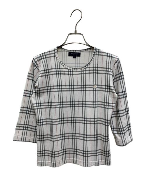 BURBERRY LONDON（バーバリーロンドン）BURBERRY LONDON (バーバリーロンドン) カットソー ホワイト サイズ:Lの古着・服飾アイテム