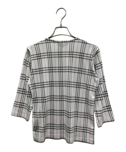 BURBERRY LONDON（バーバリーロンドン）BURBERRY LONDON (バーバリーロンドン) カットソー ホワイト サイズ:Lの古着・服飾アイテム