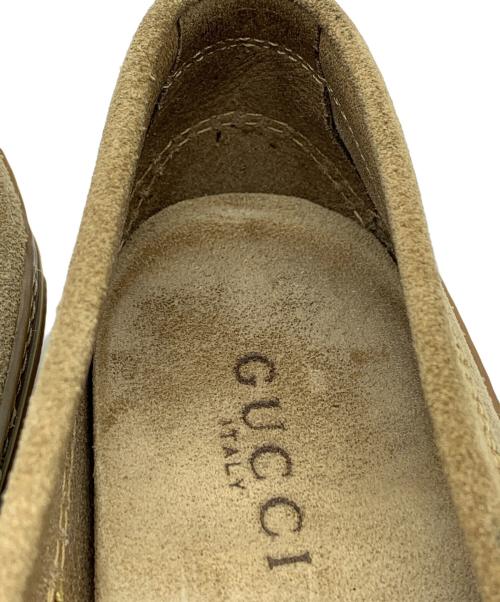 GUCCI（グッチ）GUCCI (グッチ) ビットローファー ベージュ サイズ:38の古着・服飾アイテム