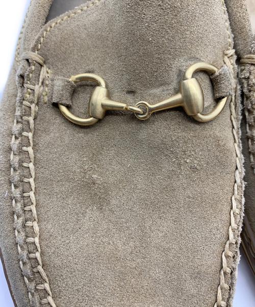 GUCCI（グッチ）GUCCI (グッチ) ビットローファー ベージュ サイズ:38の古着・服飾アイテム