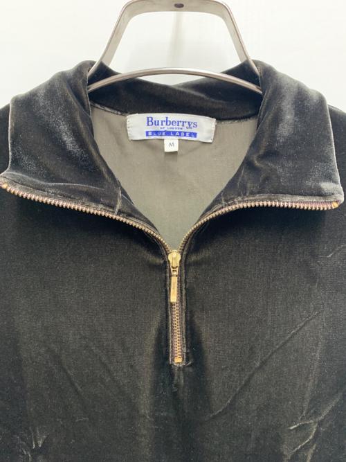 BURBERRY BLUE LABEL（バーバリー ブルー レーベル）BURBERRY BLUE LABEL (バーバリー ブルー レーベル) ベロアカットソー ブラウン サイズ:Mの古着・服飾アイテム