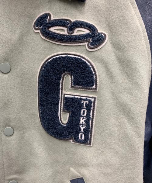 glamb（グラム）glamb (グラム) ジービーレターマンジャケット スカイブルー サイズ:Largeの古着・服飾アイテム