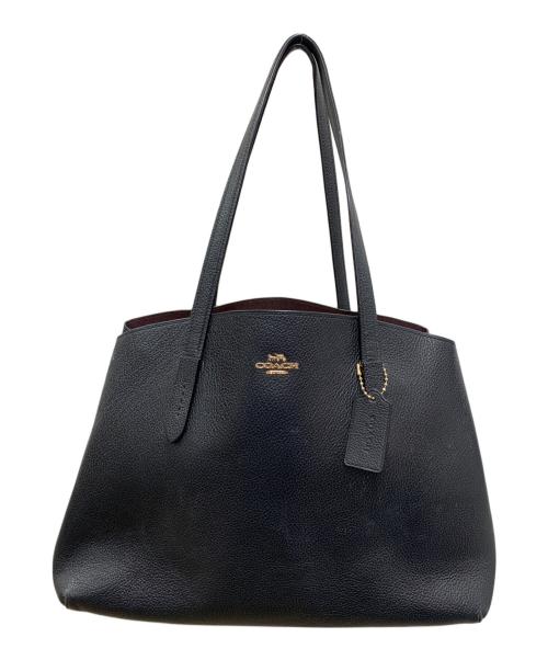 COACH（コーチ）COACH (コーチ) ハンドバッグ ブラックの古着・服飾アイテム