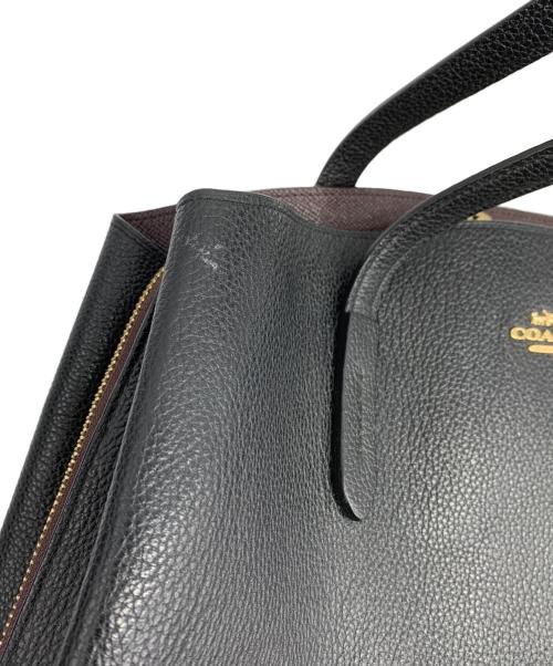 COACH（コーチ）COACH (コーチ) ハンドバッグ ブラックの古着・服飾アイテム