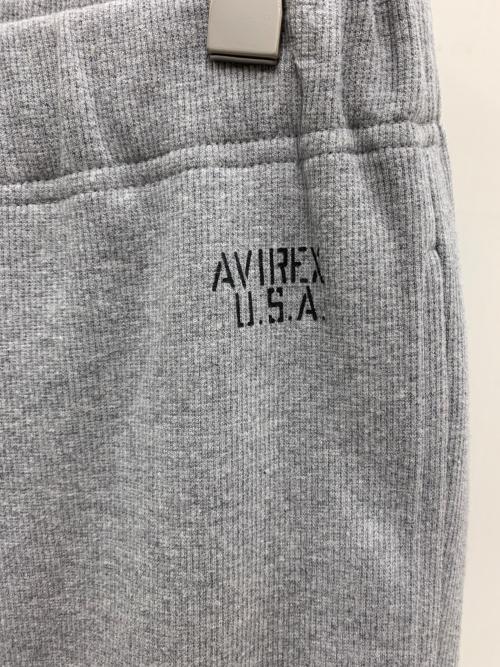 AVIREX（アヴィレックス）AVIREX (アヴィレックス) スウェットパンツ ライトグレー サイズ:Medium  未使用品の古着・服飾アイテム