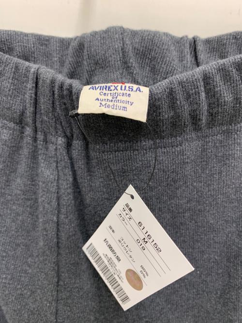 AVIREX（アヴィレックス）AVIREX (アヴィレックス) スウェットパンツ ブラック サイズ:Medium  未使用品の古着・服飾アイテム
