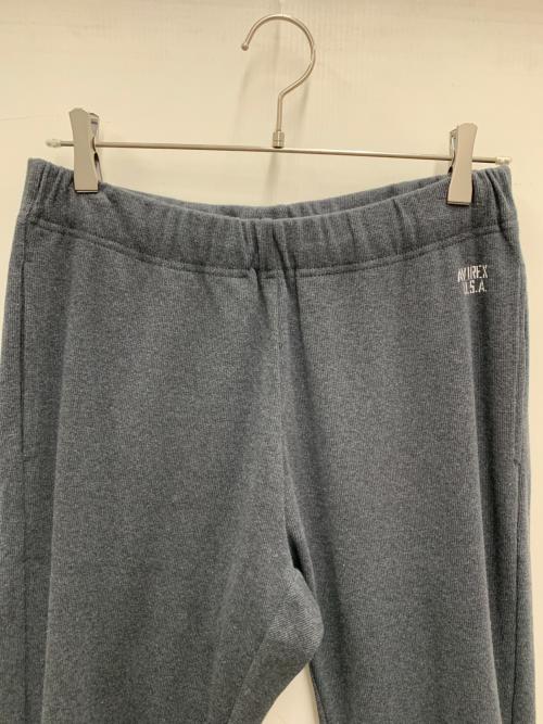 AVIREX（アヴィレックス）AVIREX (アヴィレックス) スウェットパンツ ブラック サイズ:Medium  未使用品の古着・服飾アイテム