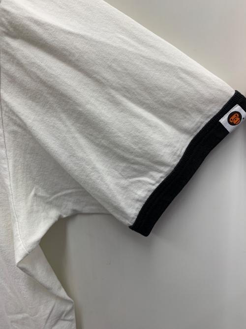 A BATHING APE（アベイシングエイプ）A BATHING APE (アベイシングエイプ) 半袖カットソー ホワイト サイズ:Lの古着・服飾アイテム