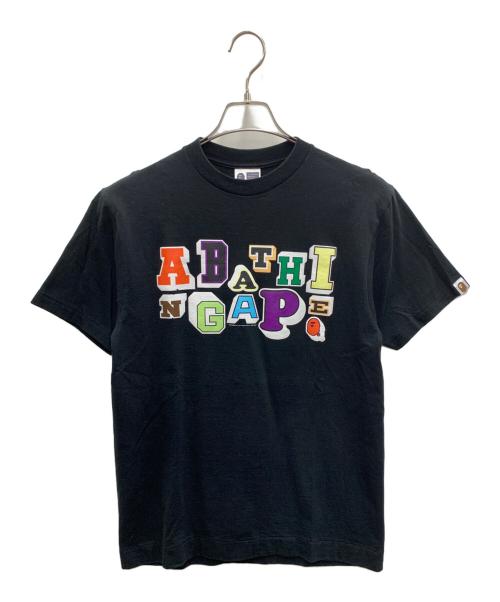 A BATHING APE（アベイシングエイプ）A BATHING APE (アベイシングエイプ) 半袖カットソー ブラック サイズ:Mediumの古着・服飾アイテム
