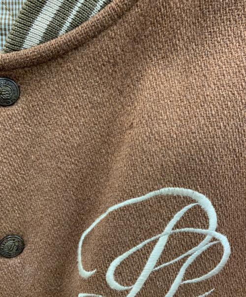 PEYTON PLACE（ペイトン プレイス）PEYTON PLACE (ペイトン プレイス) スタジャン ブラウン サイズ:FREEの古着・服飾アイテム