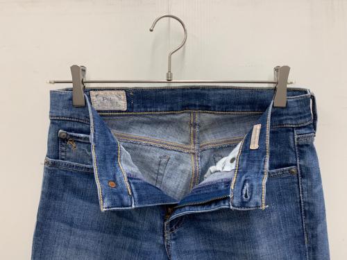 POLO RALPH LAUREN（ポロ・ラルフローレン）POLO RALPH LAUREN (ポロ・ラルフローレン) デニムパンツ インディゴ サイズ:28の古着・服飾アイテム
