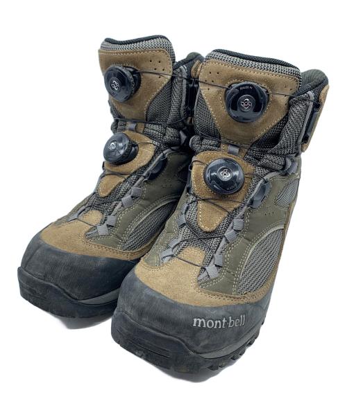 mont-bell（モンベル）mont-bell (モンベル) トレッキングブーツ ベージュ×カーキ サイズ:25.5の古着・服飾アイテム