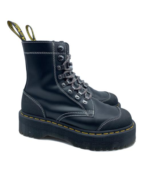 Dr.Martens（ドクターマーチン）Dr.Martens (ドクターマーチン) サイドジップロングブーツ MORENO ブラック サイズ:UK7の古着・服飾アイテム