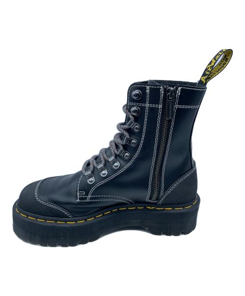 Dr.Martens（ドクターマーチン）Dr.Martens (ドクターマーチン) サイドジップロングブーツ MORENO ブラック サイズ:UK7の古着・服飾アイテム
