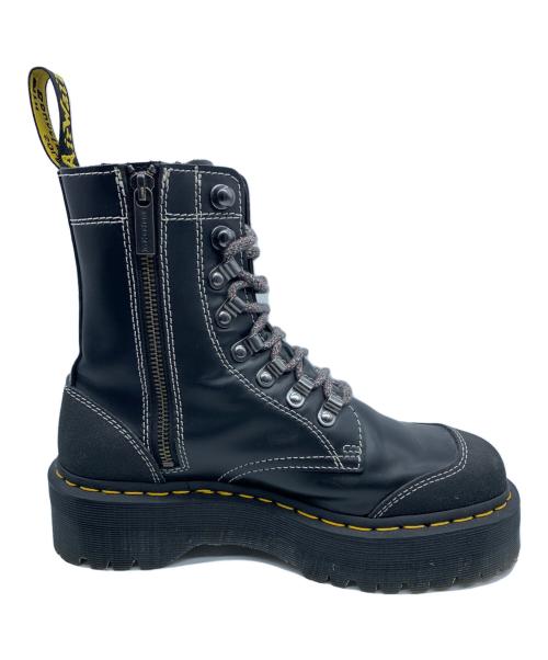 Dr.Martens（ドクターマーチン）Dr.Martens (ドクターマーチン) サイドジップロングブーツ MORENO ブラック サイズ:UK7の古着・服飾アイテム
