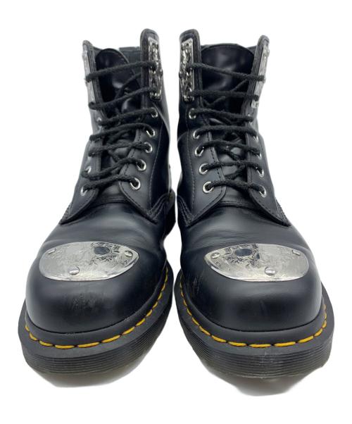 Dr.Martens（ドクターマーチン）Dr.Martens (ドクターマーチン) KING NERD 8ホールブーツ　 ブラック サイズ:UK7の古着・服飾アイテム