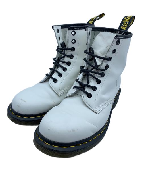 Dr.Martens（ドクターマーチン）Dr.Martens (ドクターマーチン) 8ホールブーツ ホワイト サイズ:UK7の古着・服飾アイテム