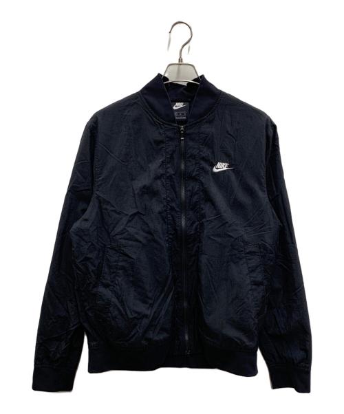 NIKE（ナイキ）NIKE (ナイキ) ナイロンブルゾン ブラック サイズ:XLの古着・服飾アイテム