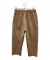 VOIRY（ヴォイリー）の古着「ナイロンワイドパンツ」｜ベージュ