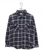 CarHarttカーハート）の古着「チェックシャツ」｜ブラック×レッド
