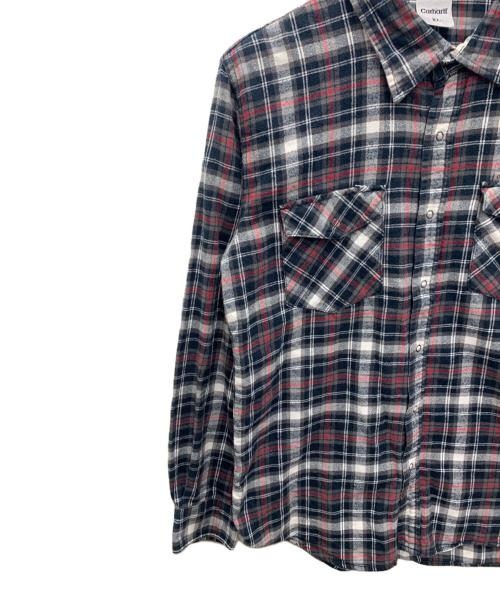 CarHartt（カーハート）CarHartt (カーハート) チェックシャツ ブラック×レッド サイズ:XLの古着・服飾アイテム