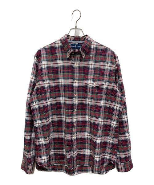 RALPH LAUREN（ラルフローレン）RALPH LAUREN (ラルフローレン) チェックシャツ レッド×グリーン×ホワイト サイズ:Lの古着・服飾アイテム