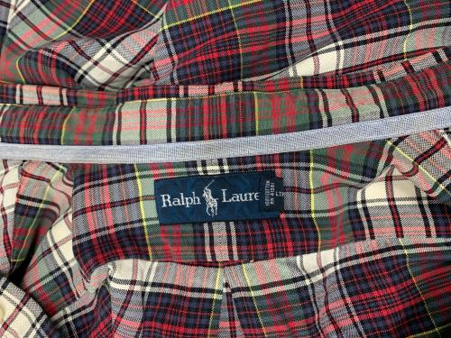 RALPH LAUREN（ラルフローレン）RALPH LAUREN (ラルフローレン) チェックシャツ レッド×グリーン×ホワイト サイズ:Lの古着・服飾アイテム